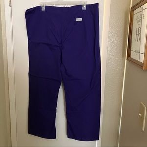 Urbane Scrubs Drawstring Pants, XL, Purple